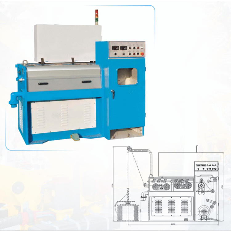 Horizontal Super-Fine Wire Drawing Machine