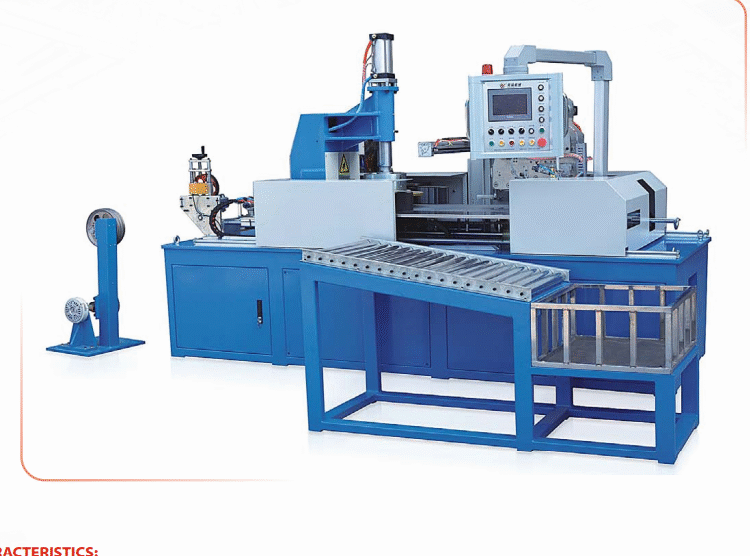 AUTOMATIC PLC COILING AND WRAPPING MACHINE