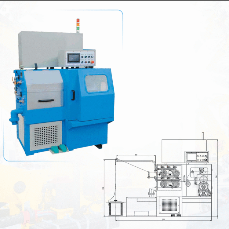 Vertical Super-Fine Wire Drawing Machine